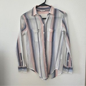 Club Monaco striped shirt.